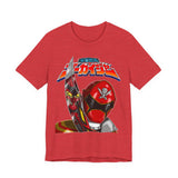 Gokai Homage Tee Custom Graphic Art Cosplay Shirts Rangers Retro Vintage 90s