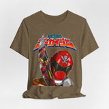 Gokai Homage Tee Custom Graphic Art Cosplay Shirts Rangers Retro Vintage 90s