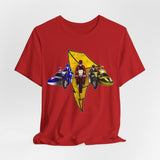 Battle Bikes Vintage Style Tee Super Sentai T Shirt Custom Graphic Art Cosplay Shirts Rangers Retro Vintage 90s
