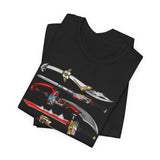 Sentai Swords Tee Super Sentai T Shirt Custom Graphic Art Cosplay Shirts Rangers Retro Vintage 90s Tee