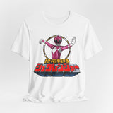 Pink Zyuranger Tee Super Sentai T Shirt Custom Graphic Art Cosplay Shirts Rangers Retro Vintage 90s