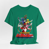 Zyuranger Team Tee Super Sentai T Shirt Custom Graphic Art Cosplay Shirts Rangers Retro Vintage 90s