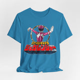 Pink Zyuranger Tee Super Sentai T Shirt Custom Graphic Art Cosplay Shirts Rangers Retro Vintage 90s