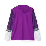 Kyoryuger Purple Hoodie (Full Print) Super Sentai Lightweight, Breathable, workout, pull over, fitness Hoodie Super Sentai Custom
