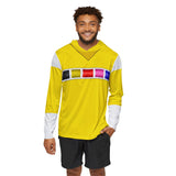 Megaranger Yellow Hoodie (Full Print)  Lightweight, Breathable, workout, pull over, fitness Hoodie (Full Print) Super Sentai Custom