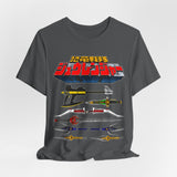 Ranger Gear Tee Super Sentai T Shirt Custom Graphic Art Cosplay Shirts Rangers Retro Vintage 90s