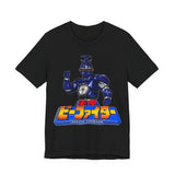 Beetle Fighters Tee Custom Graphic Art Cosplay Shirts Rangers Retro Vintage 90s