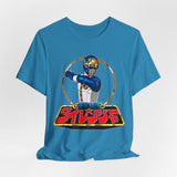 Blue Dairanger Tee  Custom Graphic Art Cosplay Shirts Rangers Retro Vintage 90s
