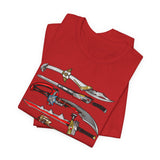 Sentai Swords Tee Super Sentai T Shirt Custom Graphic Art Cosplay Shirts Rangers Retro Vintage 90s Tee