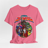 Gokaiger Team Tee Custom Graphic Art Cosplay Shirts Rangers Retro Vintage 90s