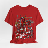 Sentai Front and Back Tee  Custom Graphic Art Cosplay Shirts Rangers Retro Vintage 90s