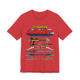 Ranger Gear Tee Super Sentai T Shirt Custom Graphic Art Cosplay Shirts Rangers Retro Vintage 90s