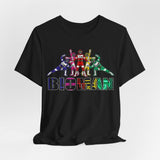 Bioman Tee Custom Graphic Art Cosplay Shirts Rangers Retro Vintage 90s