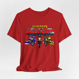 Zyuranger Bikes Tee Super Sentai T Shirt Custom Graphic Art Cosplay Shirts Power Rangers Retro Vintage 90s