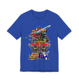 Zyuranger Mechas Tee  Custom Graphic Art Cosplay Shirts Rangers Retro Vintage 90s