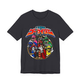 Gokaiger Team Tee Custom Graphic Art Cosplay Shirts Rangers Retro Vintage 90s