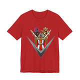 Zenkai Tee Super Sentai T Shirt Custom Graphic Art Cosplay Shirts Rangers Retro Vintage 90s
