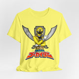 Gokai Yellow Tee Super Sentai T Shirt Custom Graphic Art Cosplay Shirts Rangers Retro Vintage 90s