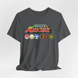 Hurricaneger Team Tee Super Sentai T Shirt Custom Graphic Art Cosplay Shirts Rangers Retro Vintage 90s