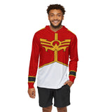 Goseiger Red Ranger Hoodie (Full Print) Super Sentai Custom Lightweight, Breathable, Workout, Pull over, Fitness, Retro