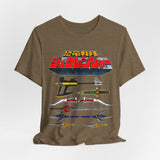 Ranger Gear Tee Super Sentai T Shirt Custom Graphic Art Cosplay Shirts Rangers Retro Vintage 90s