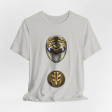 White Helmet Tee Custom Graphic Art Cosplay Shirts Rangers Retro Vintage 90s