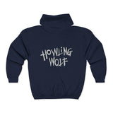 Howling Wolf Full Zip Hoodie Custom Graphic Art Cosplay Shirts Rangers Retro Vintage 90s
