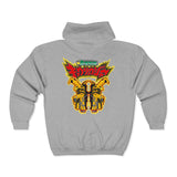 Kyoryuger Blasters Full Zip Hoodie Custom Graphic Art Cosplay Shirts Rangers Retro Vintage 90s