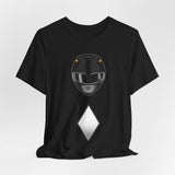 Black Helmet Tee Custom Graphic Art Cosplay Shirts Rangers Retro Vintage 90s