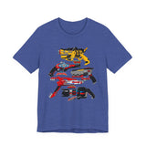 Sentai Blasters Tee Super Sentai T Shirt Custom Graphic Art Cosplay Shirts  Retro Vintage 90s