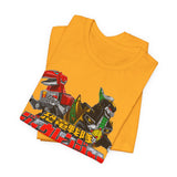 Zyurangers Mechas  Tee Super Sentai T Shirt Custom Graphic Art Cosplay Shirts Rangers Retro Vintage 90s