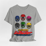 Zyuranger Team Tee Custom Graphic Art Cosplay Shirts Rangers Retro Vintage 90s