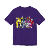 Once a Ranger Tee Super Sentai T Shirt Custom Graphic Art Cosplay Shirts Rangers Retro Vintage 90s