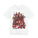 Sentai Red Tee  Custom Graphic Art Cosplay Shirts Rangers Retro Vintage 90s