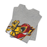 Dino Red Tee Super Sentai T Shirt Custom Graphic Art Cosplay Shirts Rangers Retro Vintage 90s