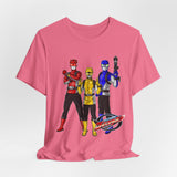 Go Busters team Tee Super Sentai T Shirt Custom Graphic Art Cosplay Shirts Rangers Retro Vintage 90s