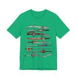 Sentai Swords Tee Super Sentai T Shirt Custom Graphic Art Cosplay Shirts Rangers Retro Vintage 90s Tee