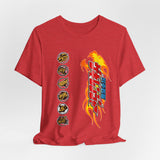 Gaoranger Team Tee Custom Graphic Art Cosplay Shirts Rangers Retro Vintage 90s