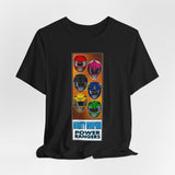 MMPR Comic Box Tee Super Sentai T Shirt Custom Graphic Art Cosplay Shirts Rangers Retro Vintage 90s