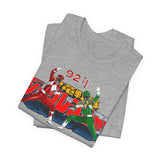 Zyuranger 1992 Tee Super Sentai T Shirt Custom Graphic Art Cosplay Shirts Rangers Retro Vintage 90s