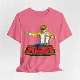 Yellow Dairanger Tee Super Sentai T Shirt Custom Graphic Art Cosplay Shirts Rangers Retro Vintage 90s