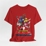 Zyuranger Team Tee Super Sentai T Shirt Custom Graphic Art Cosplay Shirts Rangers Retro Vintage 90s