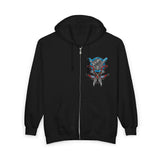 Gokaiger Full Zip Hoodie Custom Graphic Art Cosplay Shirts Rangers Retro Vintage 90s