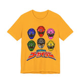Gokaiger Gokai Helmet Tee Custom Graphic Art Cosplay Shirts Rangers Retro Vintage 90s