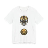 White Helmet Tee Custom Graphic Art Cosplay Shirts Rangers Retro Vintage 90s