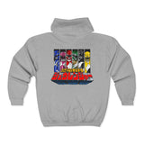 Zyurangers Team Zip Up Hoodie Custom Graphic Art Cosplay Shirts Rangers Retro Vintage 90s