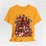 Sentai Front and Back Tee  Custom Graphic Art Cosplay Shirts Rangers Retro Vintage 90s