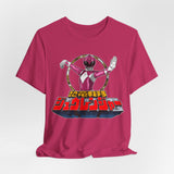 Pink Zyuranger Tee Super Sentai T Shirt Custom Graphic Art Cosplay Shirts Rangers Retro Vintage 90s