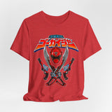The Captain Tee Super Sentai T Shirt Custom Graphic Art Cosplay Shirts Rangers Retro Vintage 90s