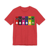 Rangers Tee Custom Graphic Art Cosplay Shirts Rangers Retro Vintage 90s